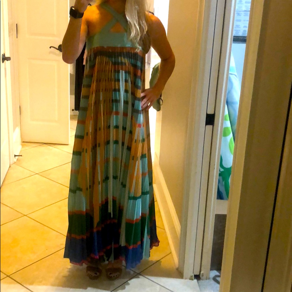 Geisha designs for Anthropologie XS long dress